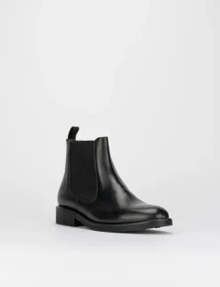 stivaletto tacco 2 cm nero
