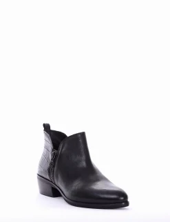 stivaletto tacco 3 cm nero