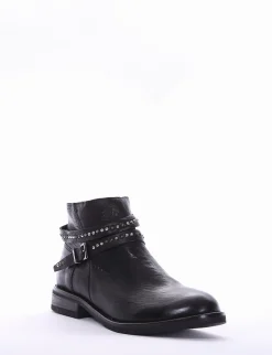 stivaletto tacco 2 cm nero