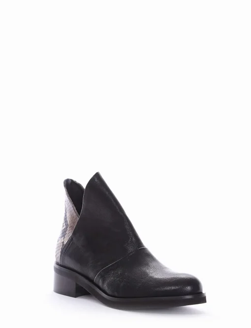 stivaletto tacco 3 cm nero
