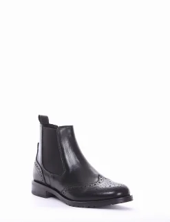stivaletto tacco 2 cm nero