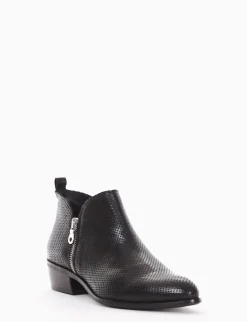 stivaletto tacco 4 cm nero