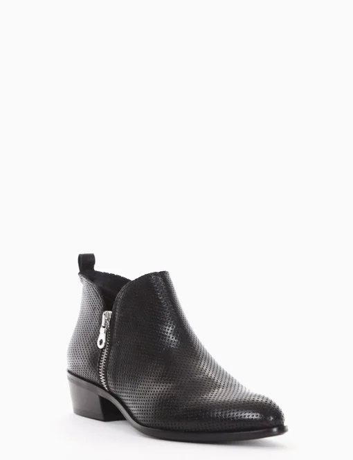 stivaletto tacco 4 cm nero