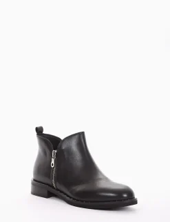 stivaletto tacco 2 cm nero