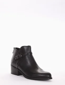 stivaletto tacco 2 cm nero