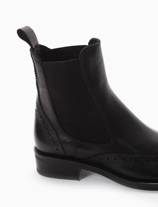 stivaletto tacco 3 cm nero