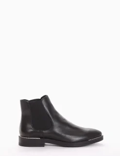 stivaletto tacco 2 cm nero
