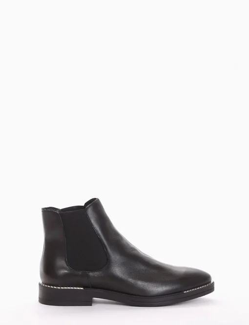 stivaletto tacco 2 cm nero