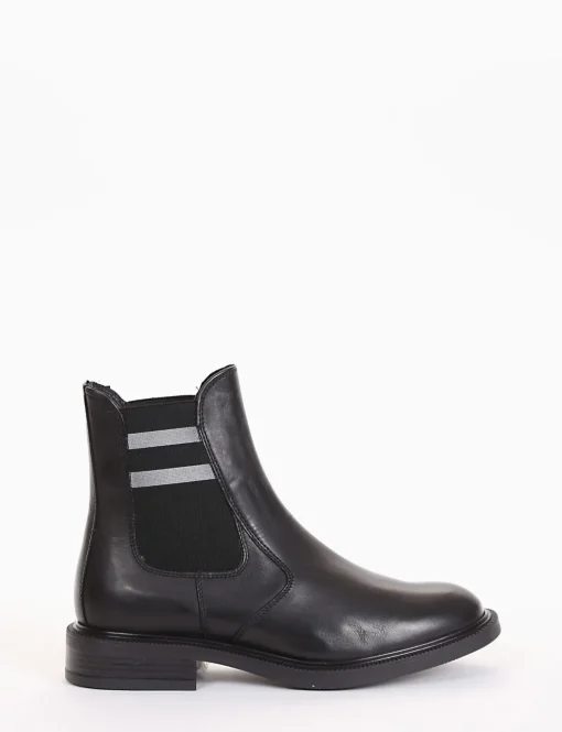 stivaletto tacco 2 cm nero