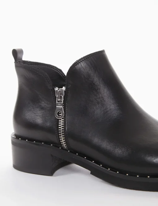 stivaletto tacco 3 cm nero