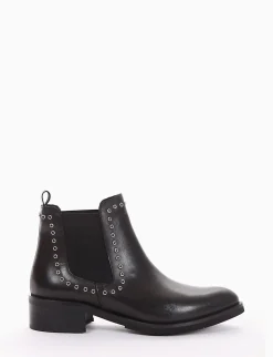 stivaletto tacco 3 cm nero