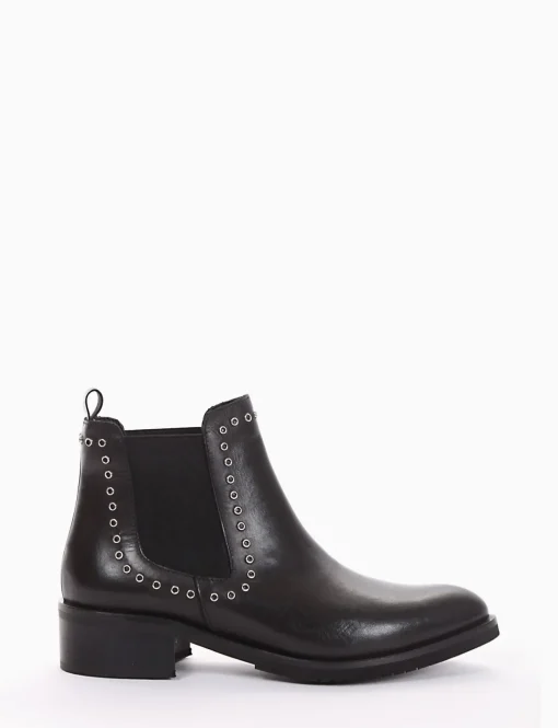 stivaletto tacco 3 cm nero