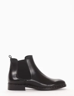 stivaletto tacco 2 cm nero