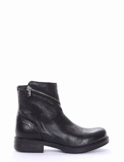 stivaletto tacco 2 cm nero