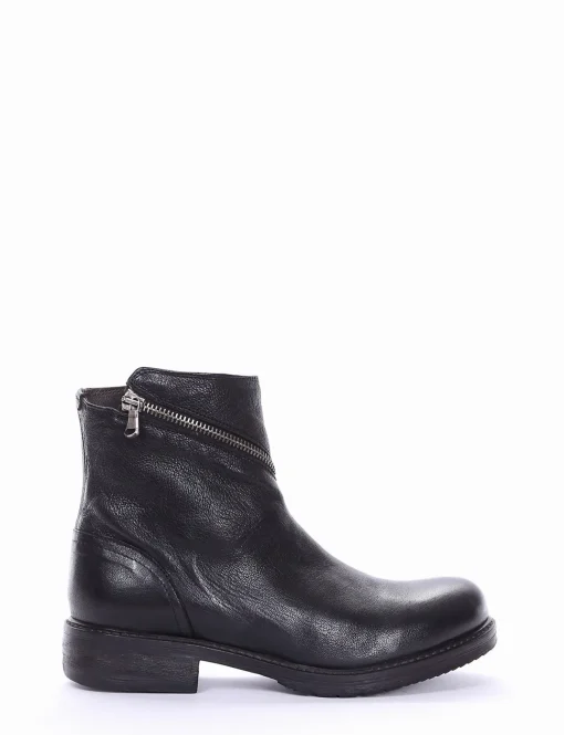 stivaletto tacco 2 cm nero