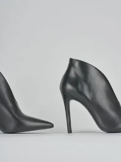 Stivaletto tacco 10 cm nero pelle