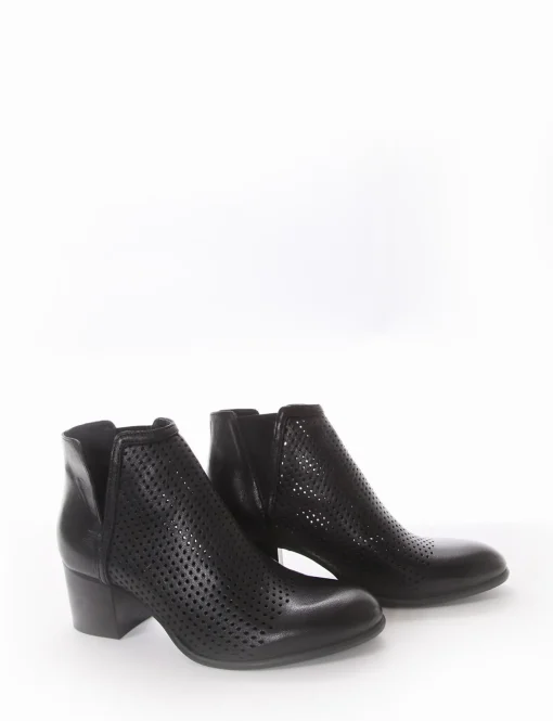 stivaletto tacco 5 cm nero