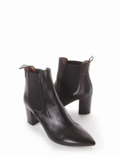 stivaletto tacco 7 cm nero