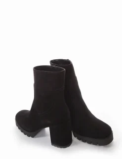 stivaletto tacco 7 cm nero