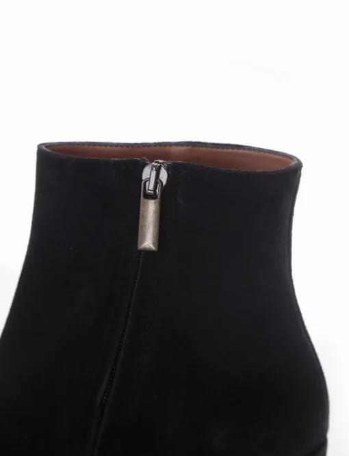 stivaletto tacco 5 cm nero
