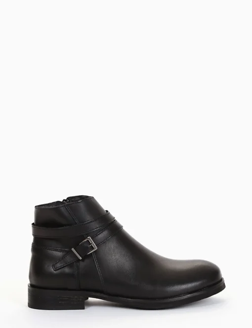 stivaletto tacco 2 cm nero