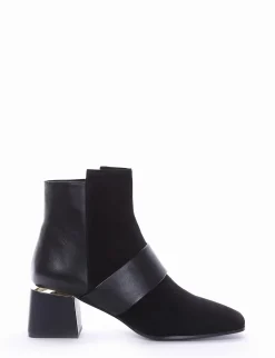 stivaletto tacco 5 cm nero