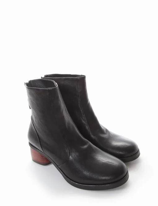 stivaletto tacco 5 cm nero