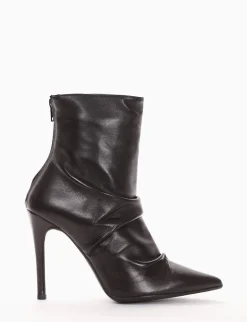 stivaletto tacco 9 cm nero