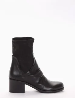 stivaletto tacco 5 cm nero