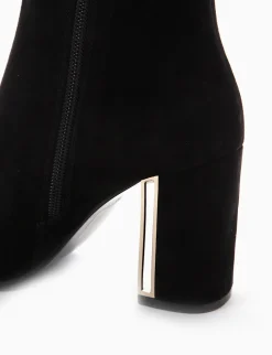 stivaletto tacco 5 cm nero