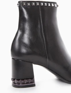 stivaletto tacco 5 cm nero