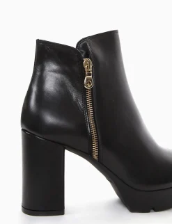 stivaletto tacco 8 cm nero