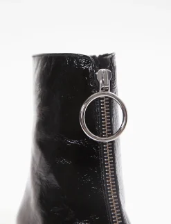 stivaletto tacco 6 cm nero