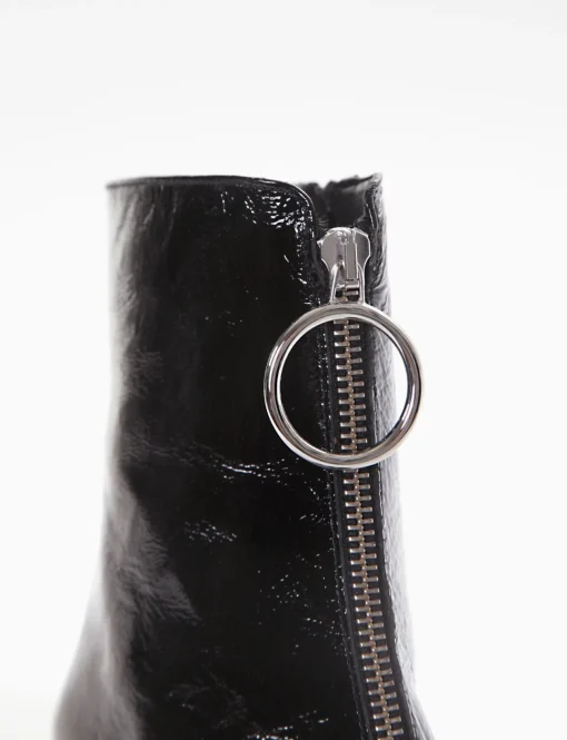 stivaletto tacco 6 cm nero