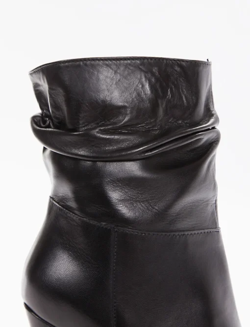 stivaletto tacco 8 cm nero