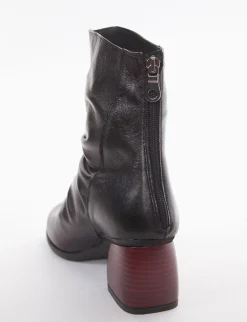 stivaletto tacco 6 cm nero