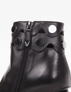 stivaletto tacco 7 cm nero