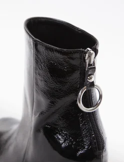 Stivaletto tacco 8 cm nero