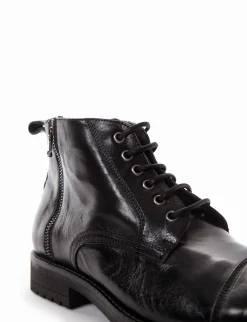 stivaletto tacco 2 cm nero