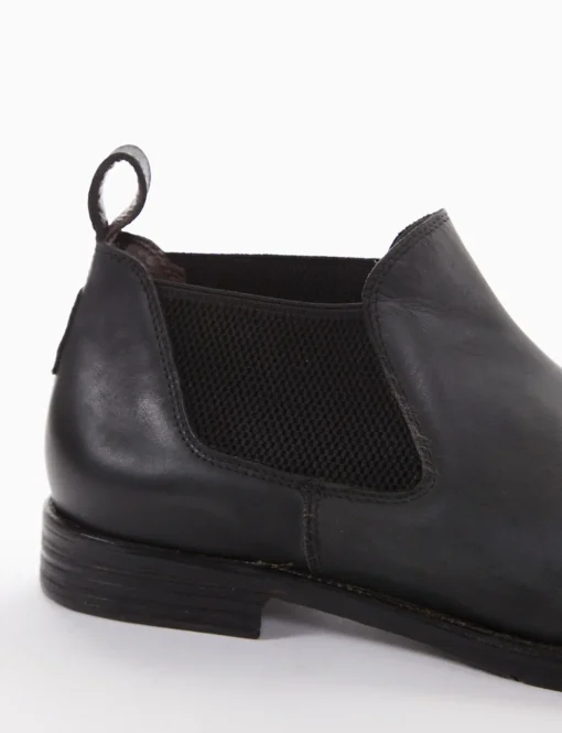stivaletto tacco 2 cm nero