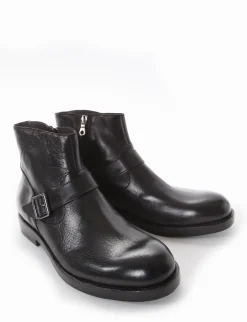 stivaletto tacco 2 cm nero