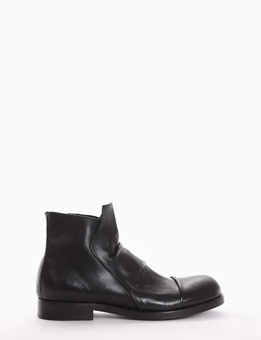 stivaletto tacco 2 cm nero