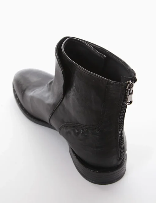 stivaletto tacco 2 cm nero