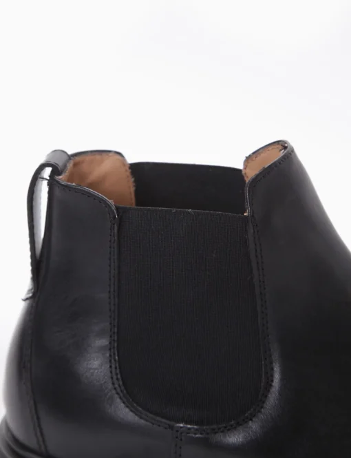 stivaletto tacco 2 cm nero