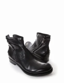stivaletto tacco 2 cm nero