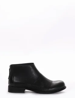 Stivaletto tacco 2 cm nero