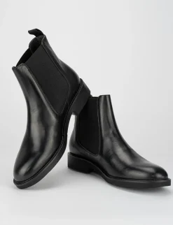 stivaletto tacco 2 cm nero