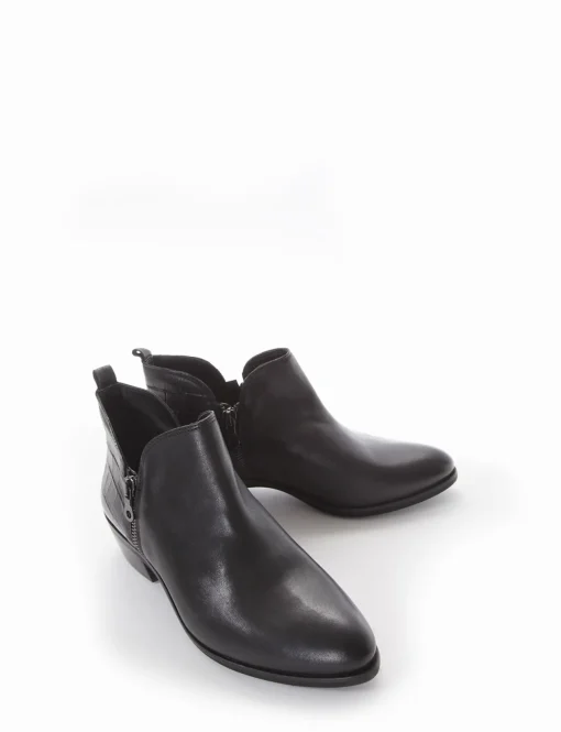 stivaletto tacco 3 cm nero