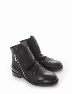 stivaletto tacco 2 cm nero