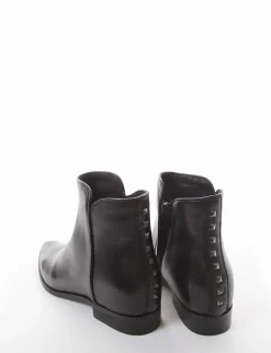 stivaletto tacco 2 cm nero